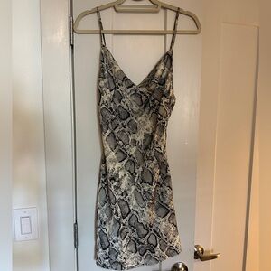 Cotton Candy LA Snakeskin Mini Dress